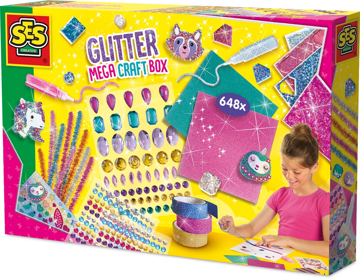 Ses creative ses glitter mega craft box