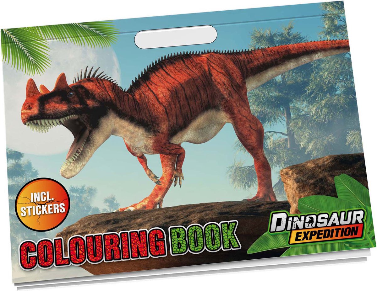 Kreativ håndværksgruppe dino malebog
