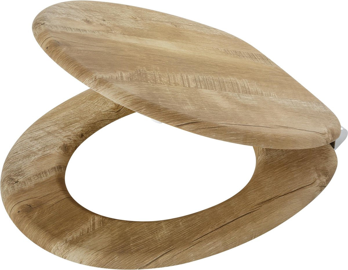Tiger Hetta - toiletsæde - soft close - mdf fsc - brun