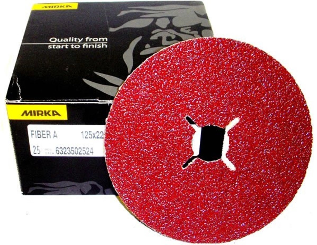 Mirka fiberskiver 125mm - p36