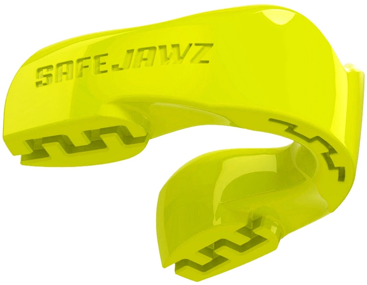 Safejawz mundbeskytter intro-serien fluor gul junior