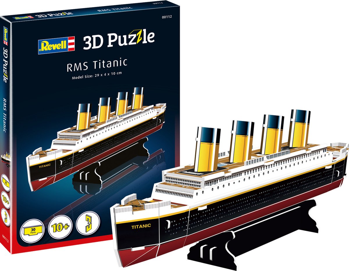 Revell puslespil - 00112 rms titanic 3d puslespil