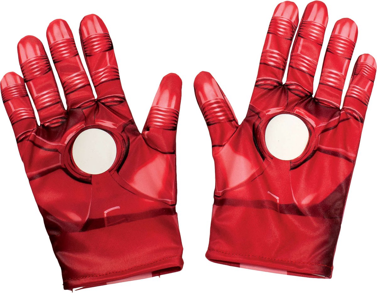 Rubiner iron man handsker børnekostume tilbehør - - størrelse one size