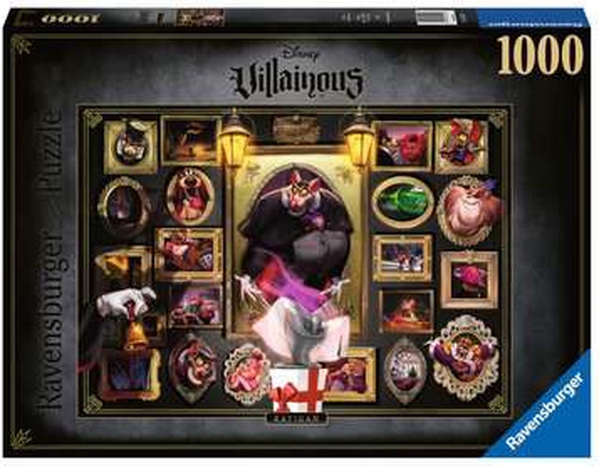 Ravensburger puslespil Disney skurk: Ratigan - puslespil - 1000 brikker