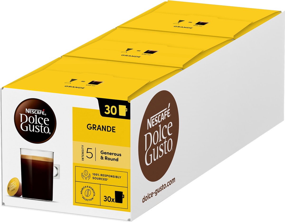 Nescafé dolce gusto capsules grande - 90 kaffekapsler til 90 kopper kaffe