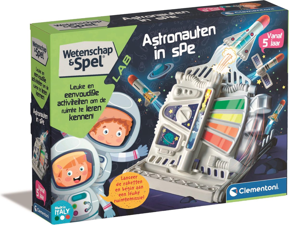 Clementoni videnskab og spil – astronauter at være – videnskabslegetøj – eksperimenter – 5 år og ældre