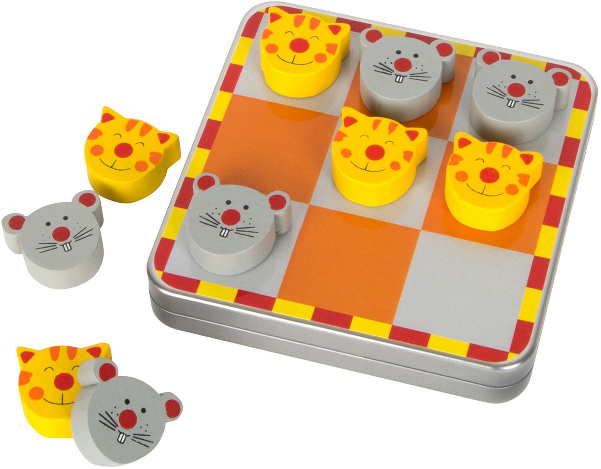 Lille fod - tic tac toe kat og mus spil