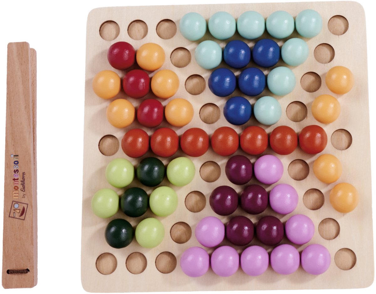 Eichhorn - pædagogisk spil - montessori sortering perler
