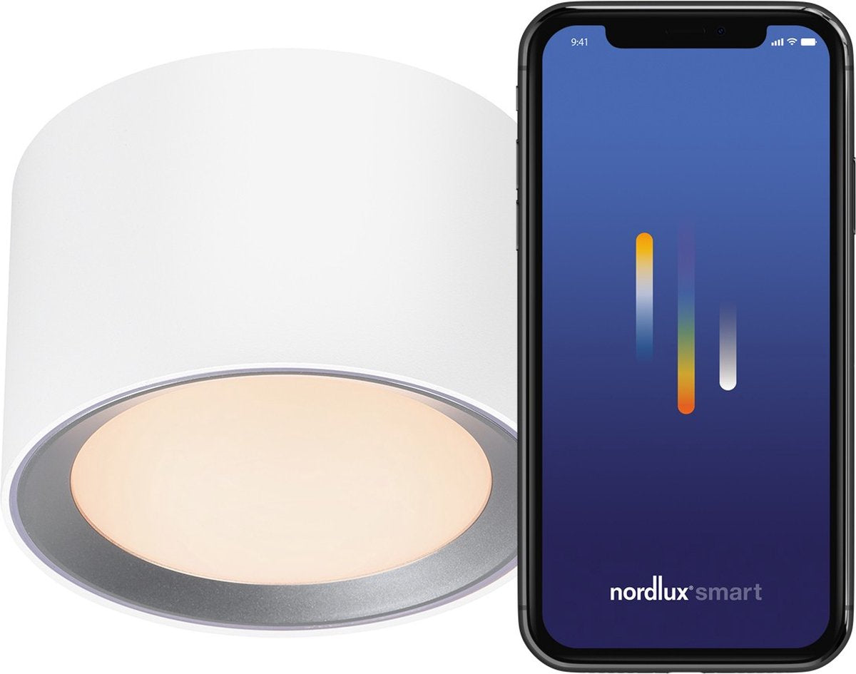 Nordlux landon-smart-2700 6500k-ip44-hvid