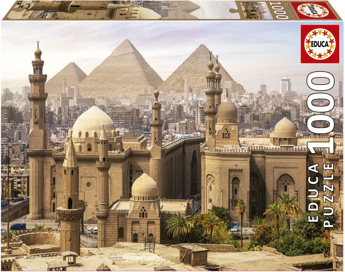 Educa puslespil Cairo Egypten 1000 brikker - puslespil voksne.