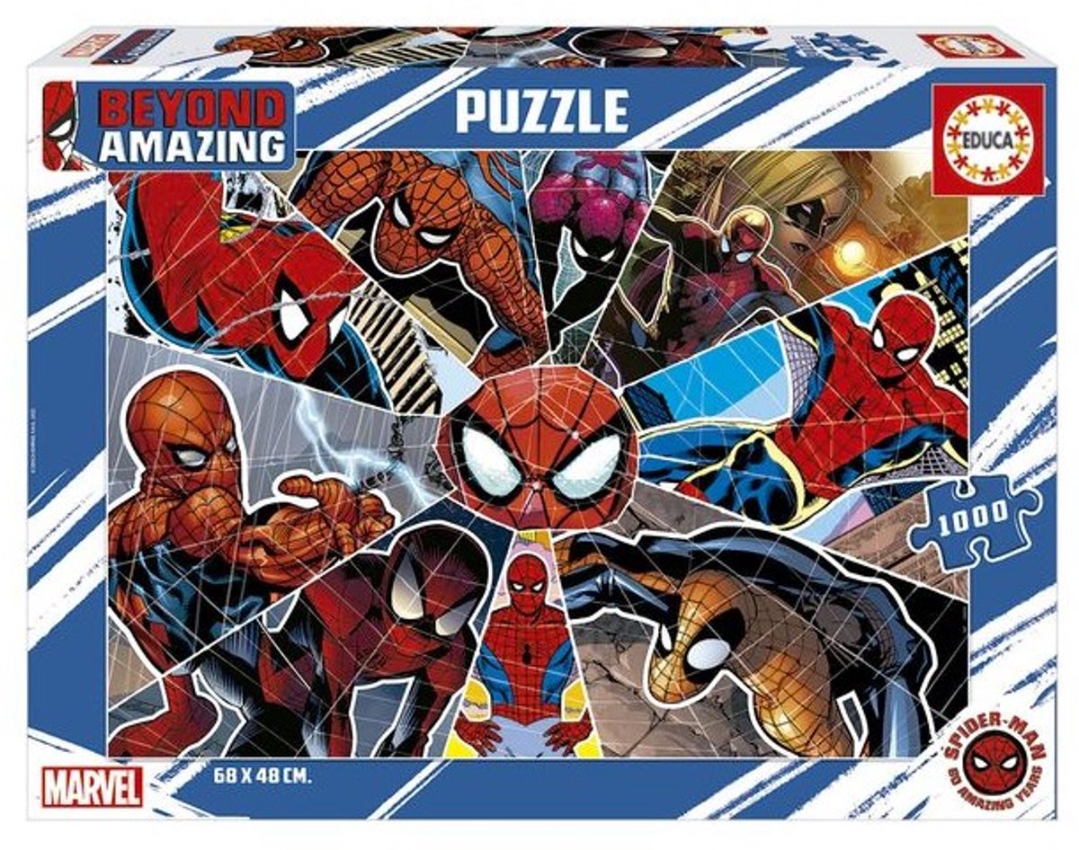 Educa - puslespil - 1000 brikker - spiderman