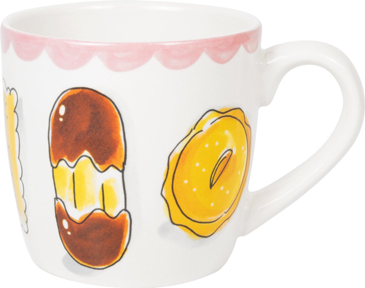Blond amsterdam , every day: cappuccinobeker 0,5l koekjes