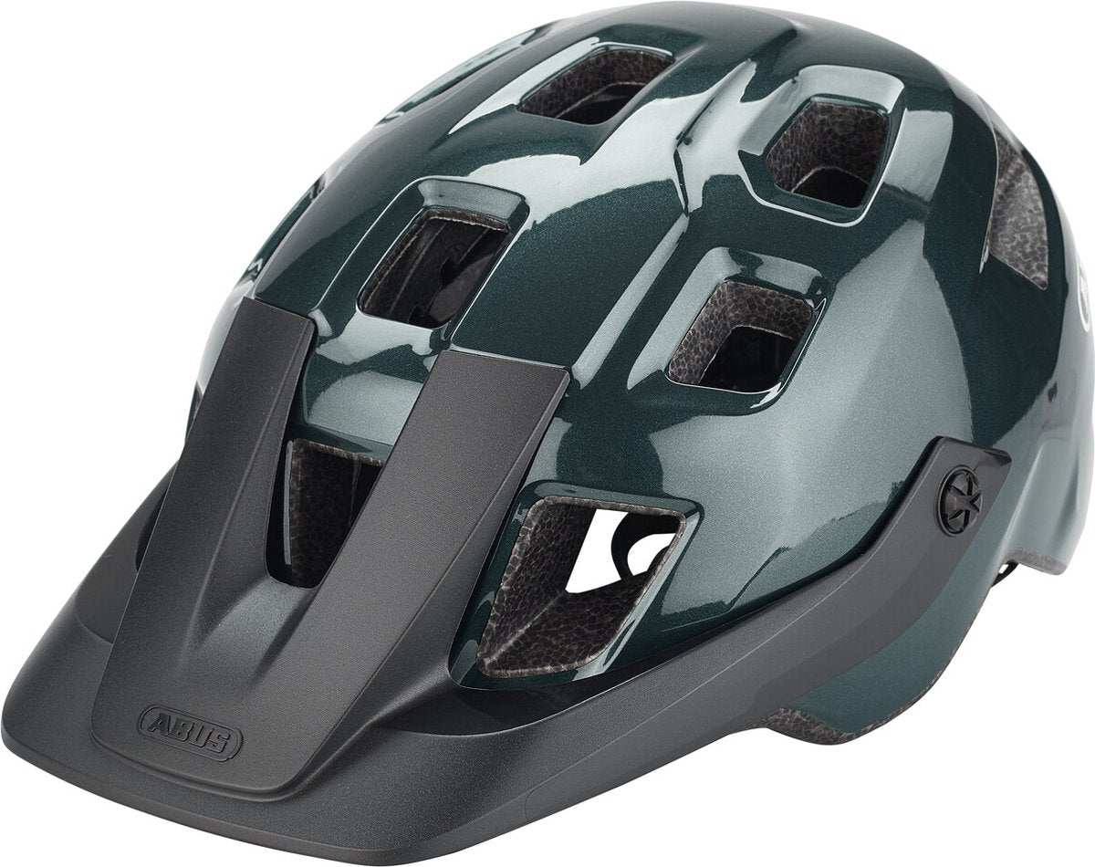 Abus motrip hjelm - fyrregrøn - s 51-55 cm - cykelhelm