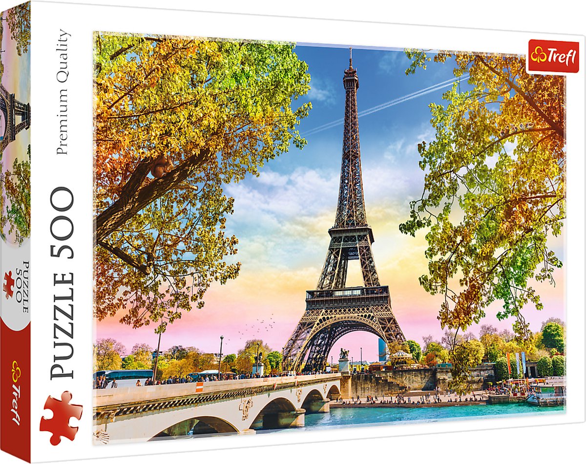 Trefl romantisk paris puslespil - 500 brikker