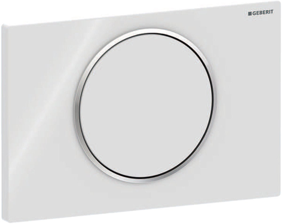 Geberit sigma 10 kontrolpanel - hvidglans