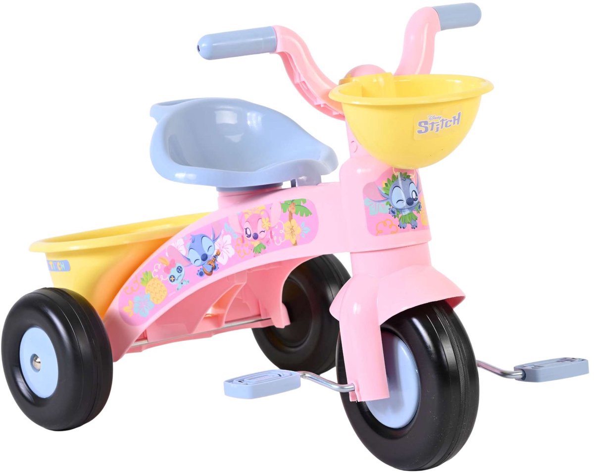 Volare trehjulet cykel disney stitch - piger - pink