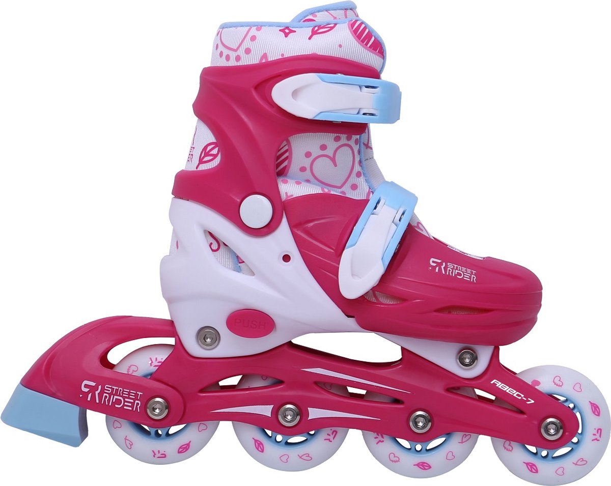 Street Rider Inline Skeelers Pink, størrelse 26-29