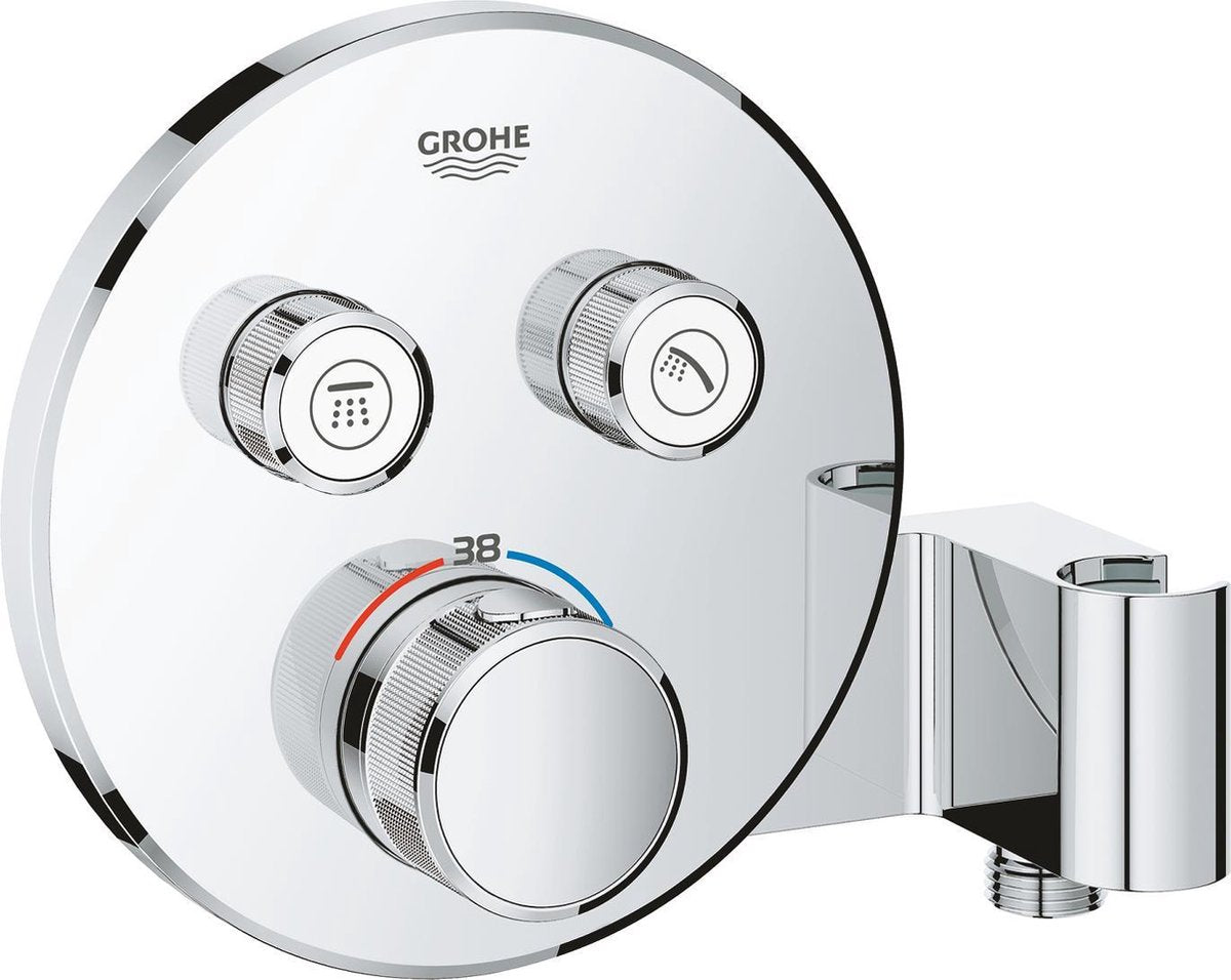 Grohe Grohtherm Smart Control termostatisk brusehane - indbygget blandingsbatteri - med omskifter - med brusehovedholder