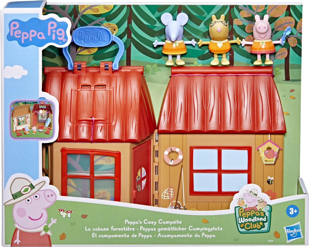 Hasbro peppa gris - camping - peppas hyggelige campingplads