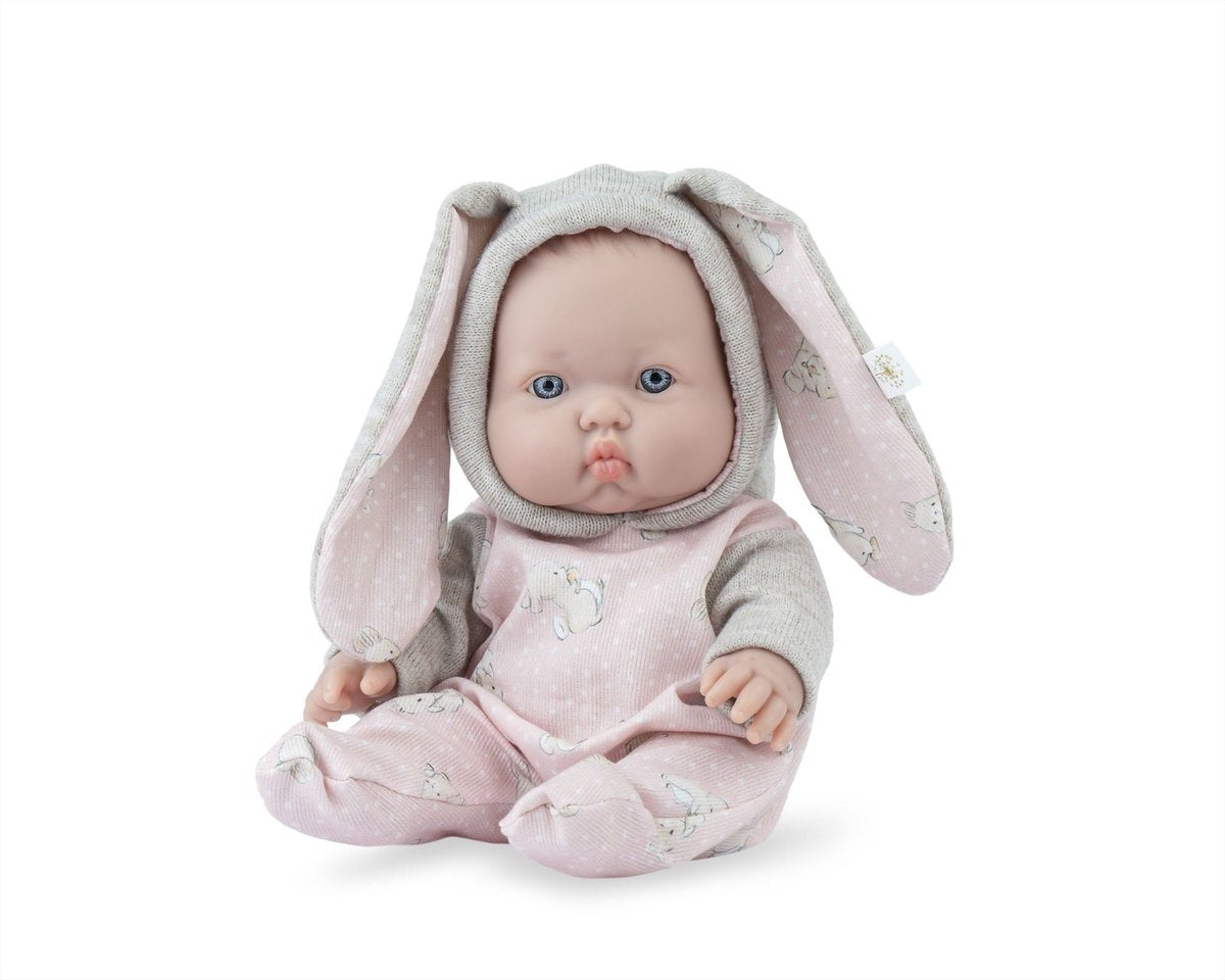 Marina pau marina - pau dukke betty baby bunny 28cm legetøjsdukke multicolor.