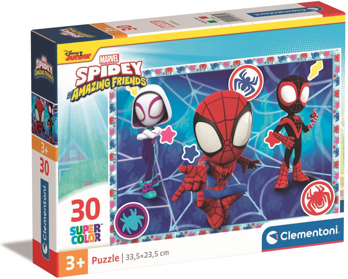 Clementoni Jigsaw Puzzle Super Color Marvel Spidey, 30 ..
