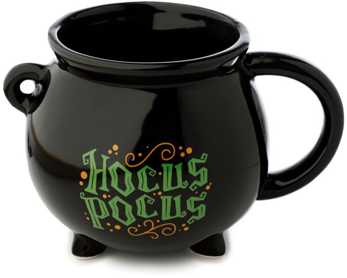 Puckator krus - hocus pocus sort kedel kedel - 3d formet - keramik - 550ml