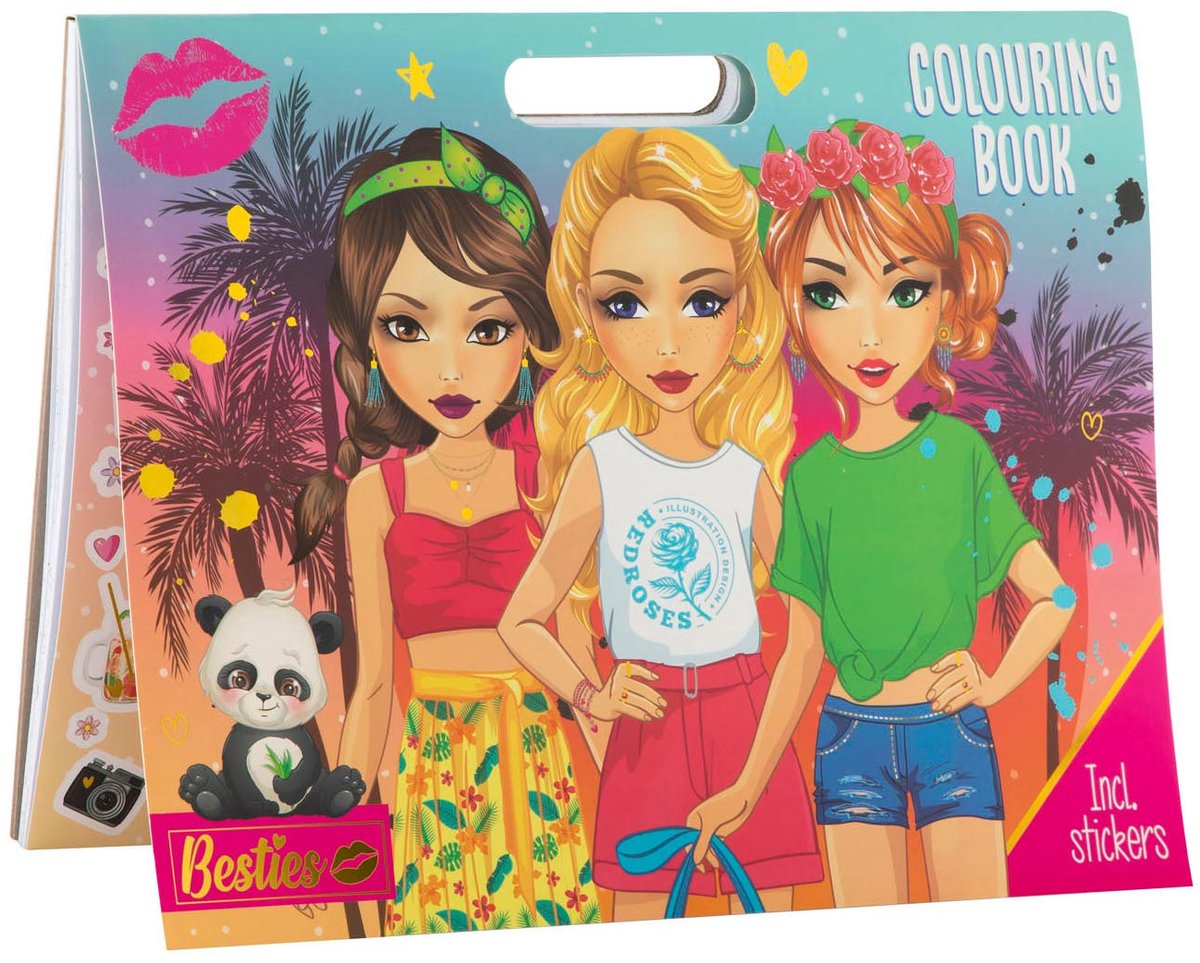 Grafix besties malebog 26x35,5cm