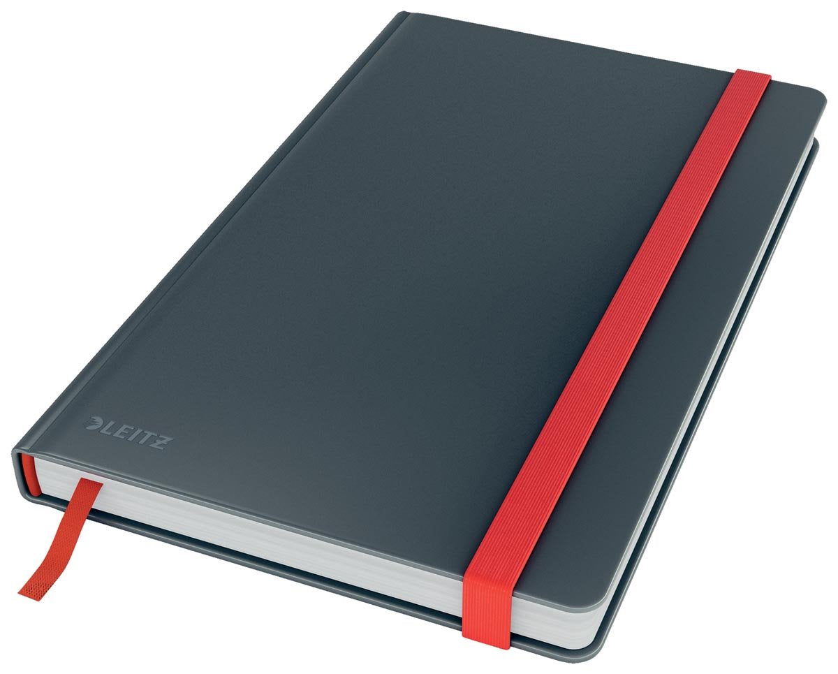 Leitz hyggelig notesbog a5 soft touch lined - hardcover notesbog - fløjlsgrå