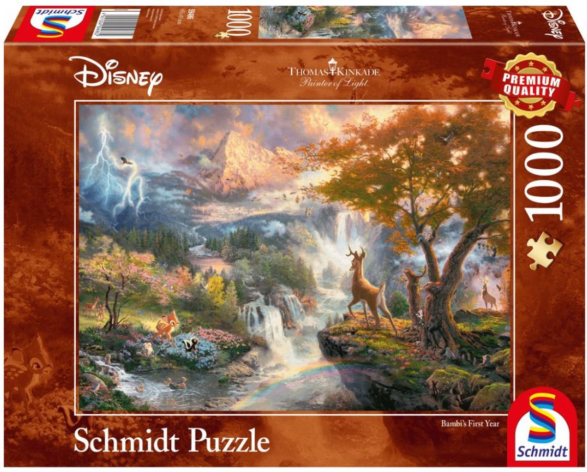 Schmidt Disney klassikere - bambi puslespil - 1000 brikker