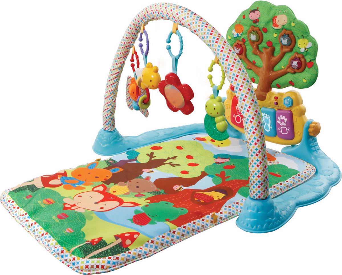 Vtech baby dyrevenner legemåtte - babygym - legetæppe - legemåtte - interaktivt legetøj - 6 til 36 måneder