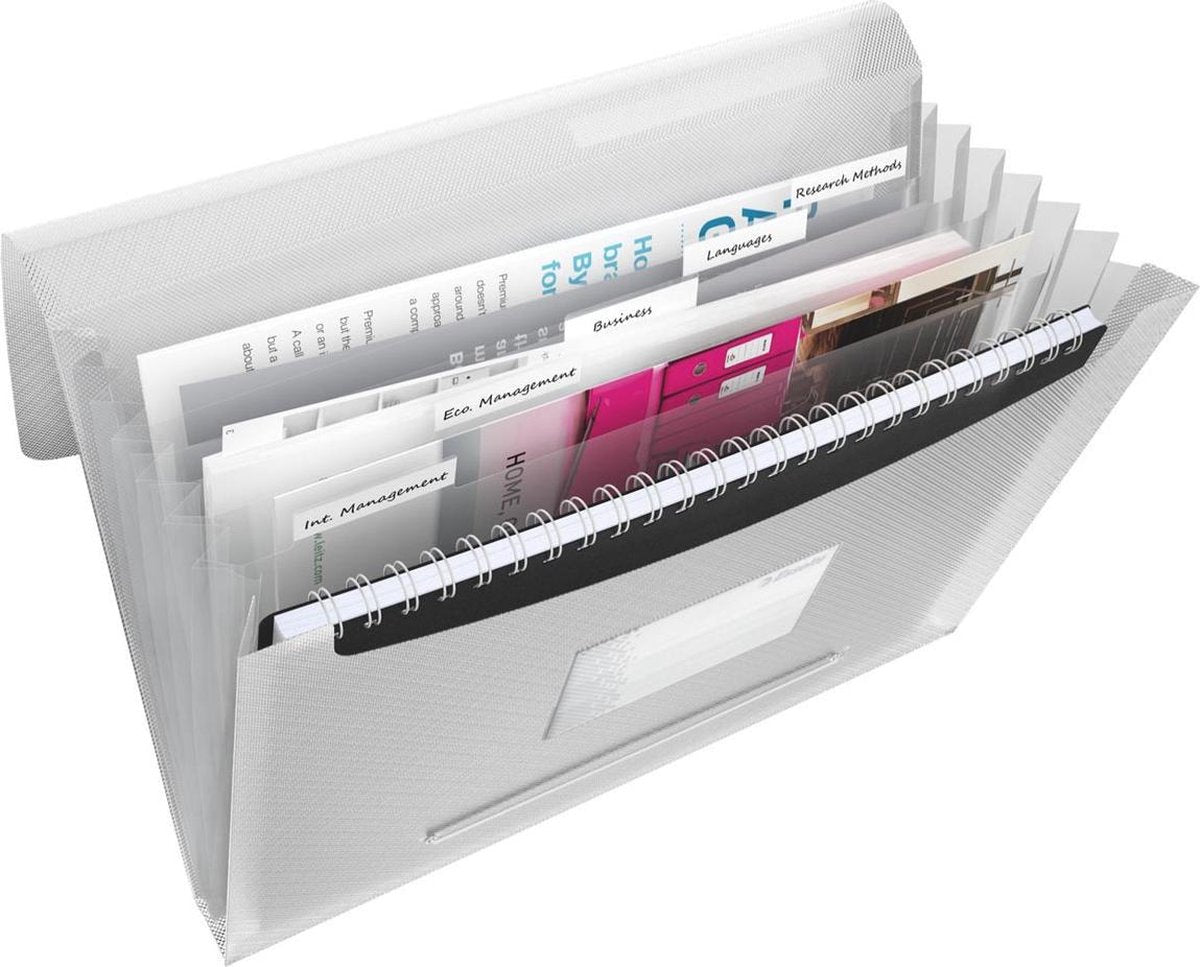 Esselte projektmappe vivida a4 6 rum pp hvid