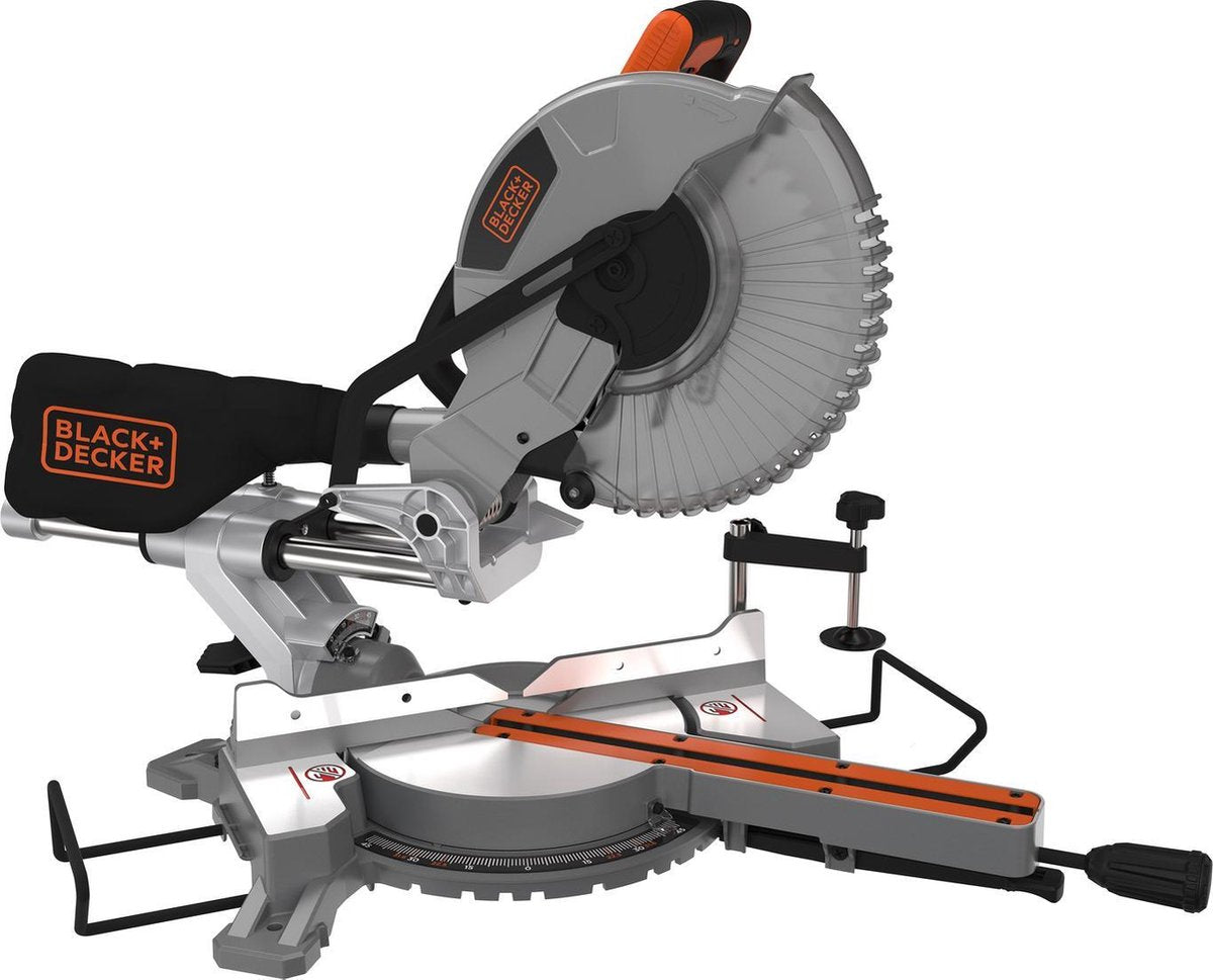 Black+decker 2100w 254mm kap- og geringssav - bes710-qs