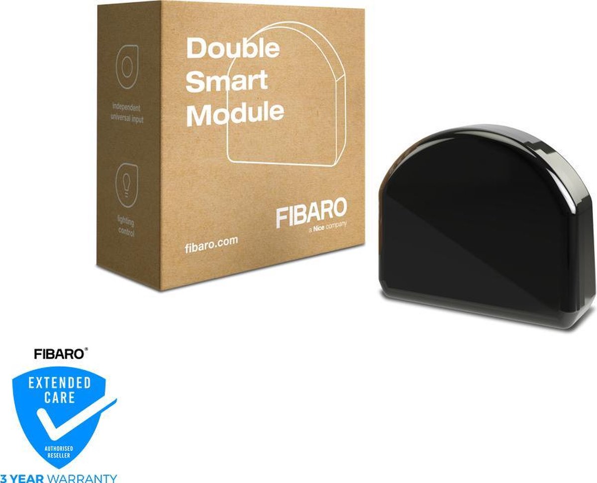 Fibaro dobbelt smart modul - potentialfri switch - z-wave plus