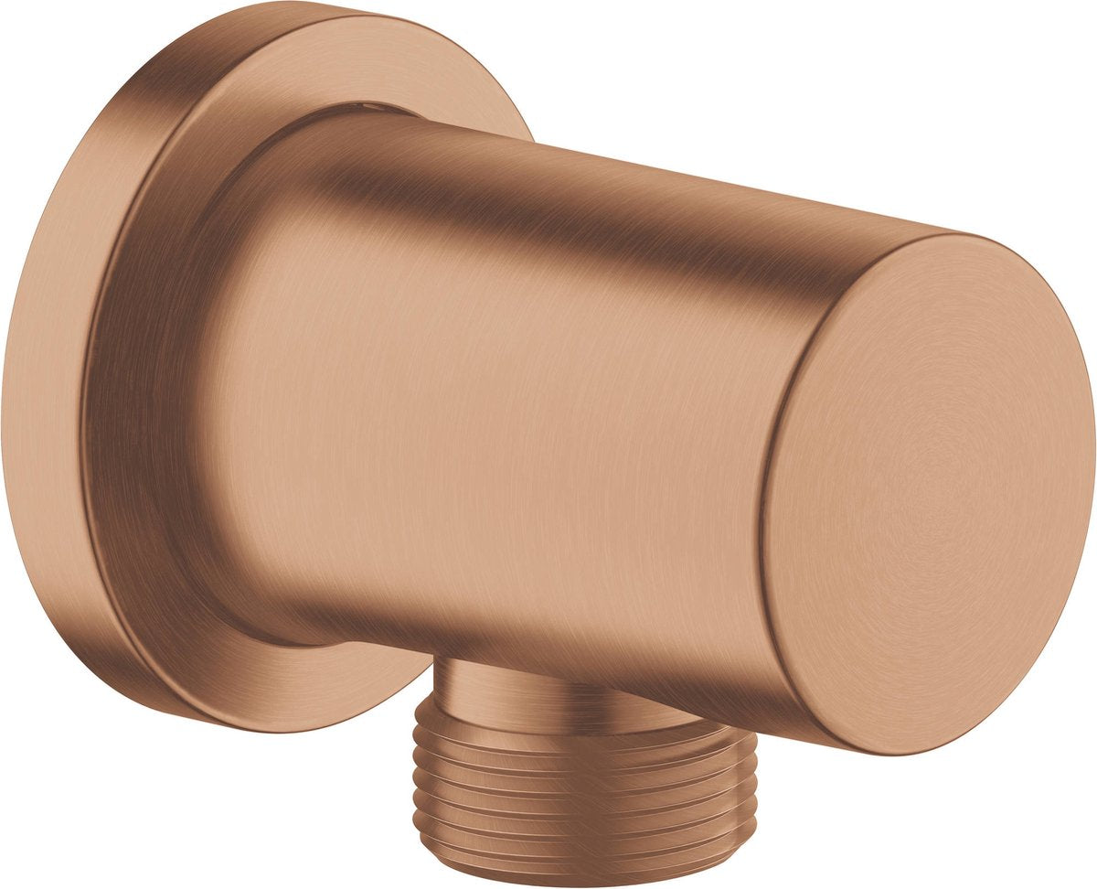 Grohe regnbrusforbindelse bøj rundt - sunset guld (mat bronze)