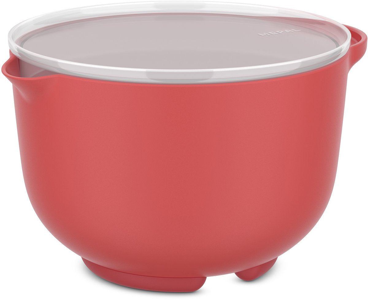 Mepal beslagkom met deksel chef it - 1.5 l - schaal - magnetron- en vaatwasmachinebestendig - bakspullen - coral