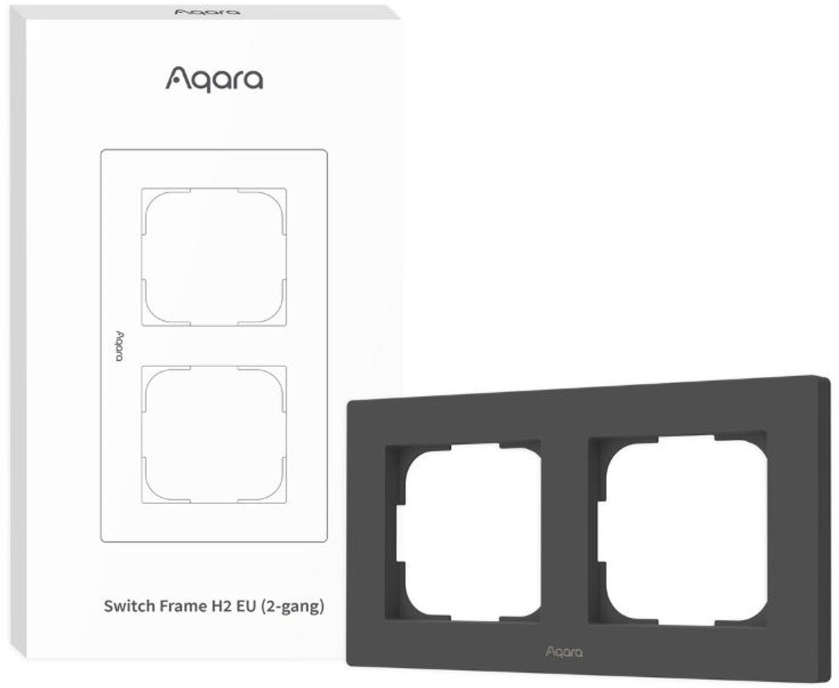 Aqara skifteramme h2 eu 2-gang (grå)