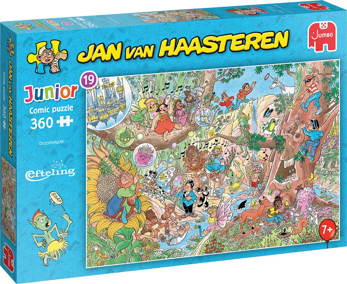 Jan van Haasteren junior - Efteling drømmeflyvning - 360 brikker puslespil
