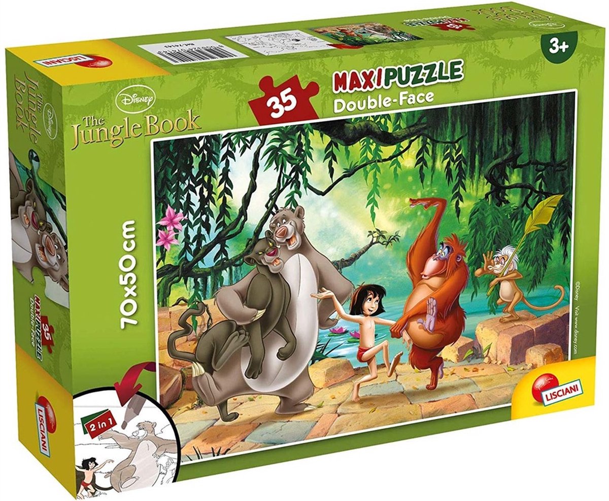 Lisciani disney puslespil df maxi floor 35 jungle bog