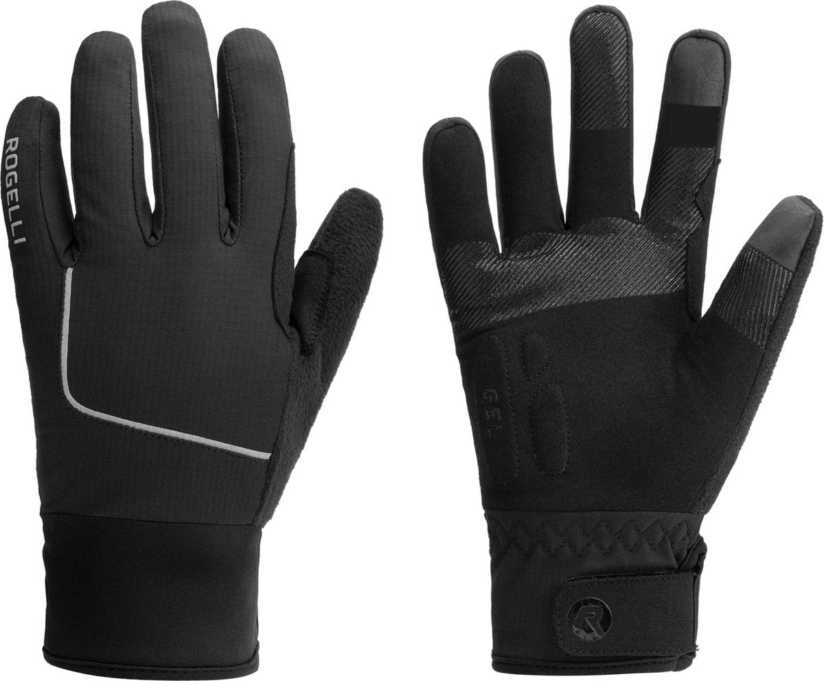 Rogelli essential fietshandschoenen winter - dames - zwart - maat l