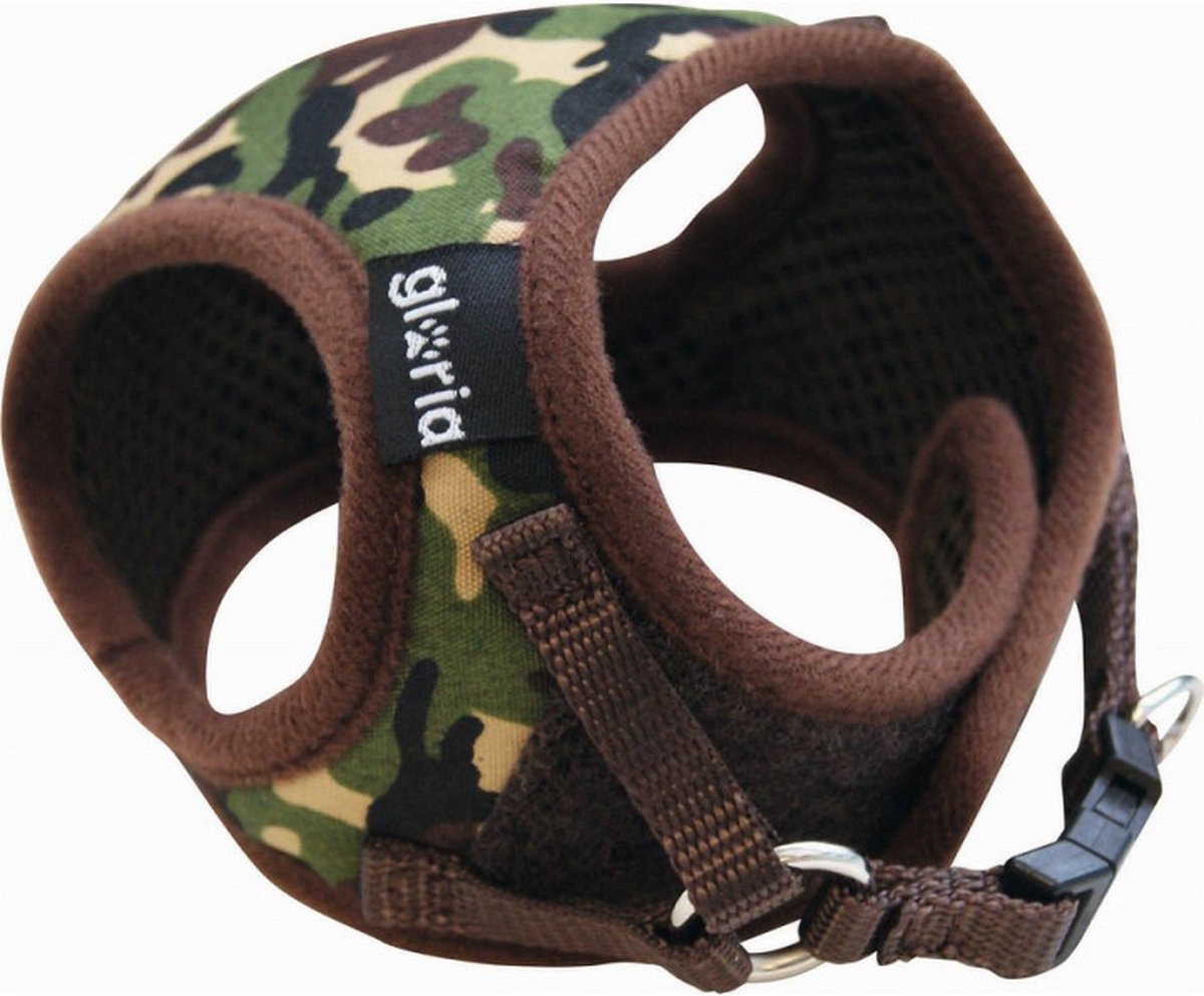 Gloria hundesele camouflage 33-44 cm str. l