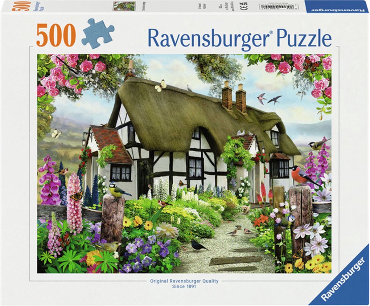 Ravensburger - puslespil - idyllisk sommerhus 500 stk
