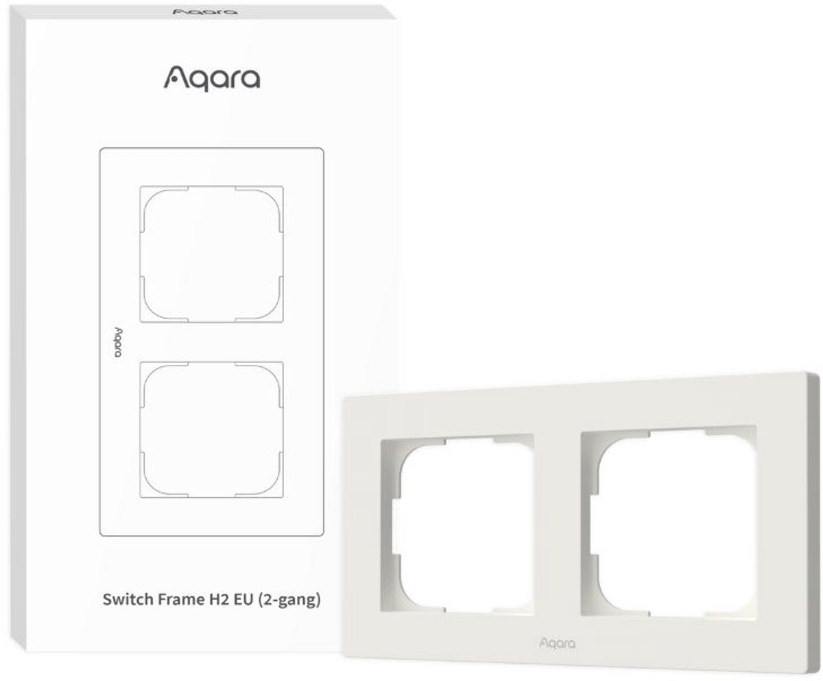 Aqara skifteramme h2 eu 2-gang (hvid)