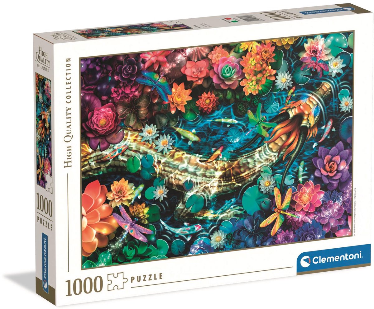 Clementoni puslespil kunstværker koi flod, 1000 stk.