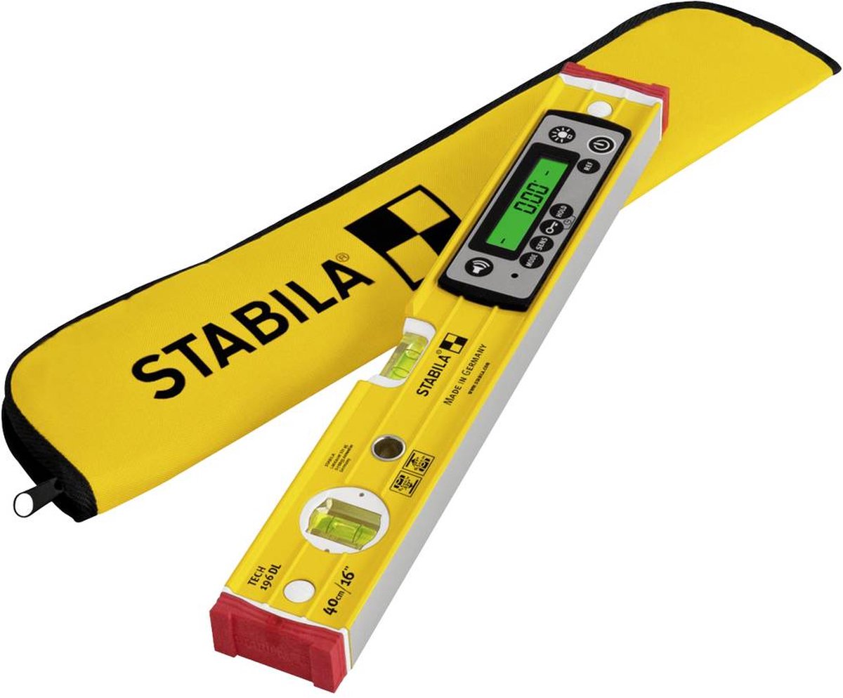 Stabila vaterpas 196 dl digital ip67, 40 cm (uden håndtag) - tech 196 dl