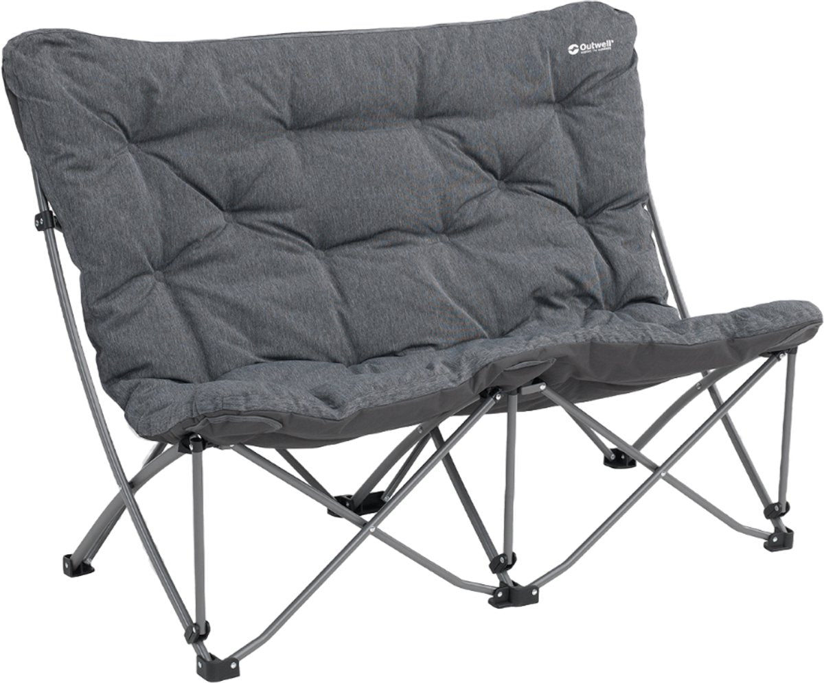 Outwell fremont lake sofa - campingstol foldbar - pulverlakeret stålstel