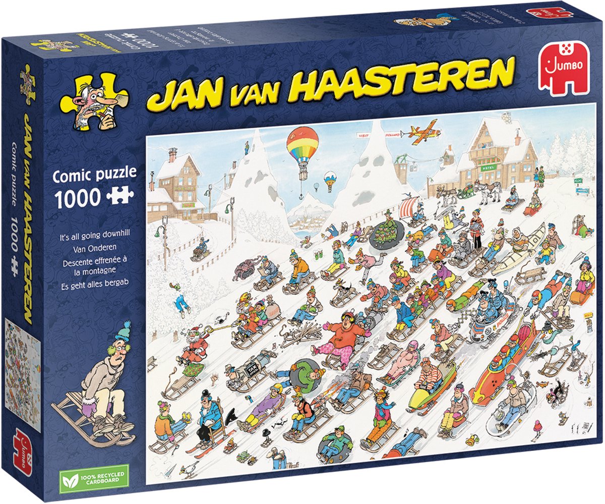 Jan van Haasteren - nedefra! - 1000 brikker - puslespil