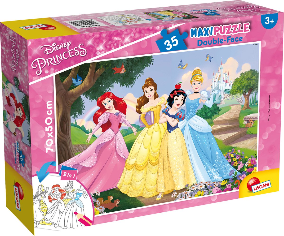 Lisciani disney puslespil df maxi floor 35 prinsesse