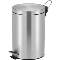 V-del - pedalspand 20 liter - rustfrit stål - mat rustfrit stål - affaldsspand