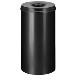 V-del - flammeslukningspapirspand 50 ltr - håndtag - sort
