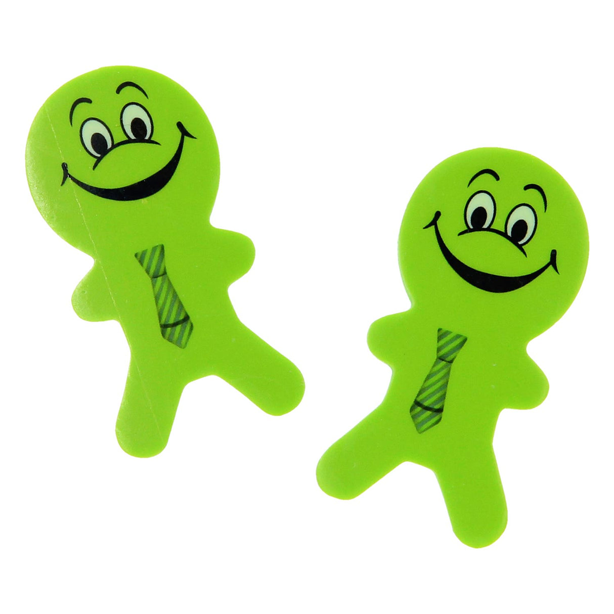 Duckiez viskelæder - smiley ansigt, 2 stk.